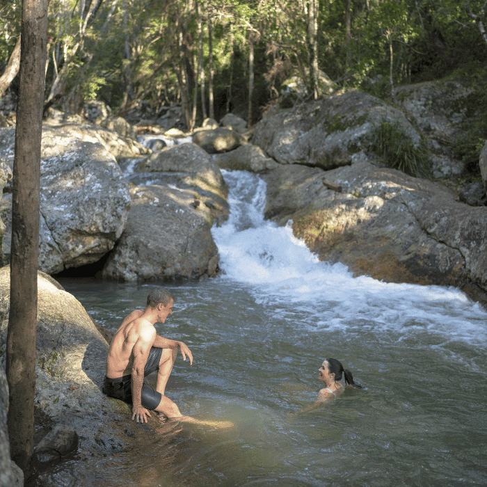 Cedar Creek Lodges, Tamborine Mountain, Queensland, Australia. Image courtesy of Tourism and Events Queensland.